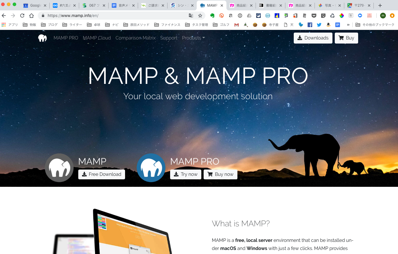 MAMP でWordPressローカル環境を構築してみた