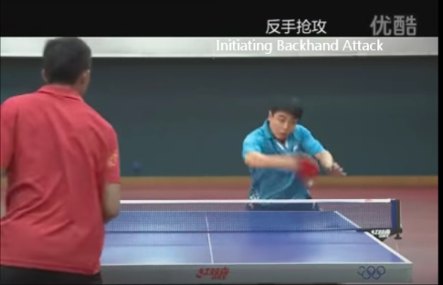 王皓(ワンハオ) Wang Hao テクニック動画⑪ 解説 サーブ3球目 バックハンド裏面攻撃