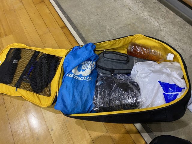 ヴェルデンス 荷物詰めたところ
