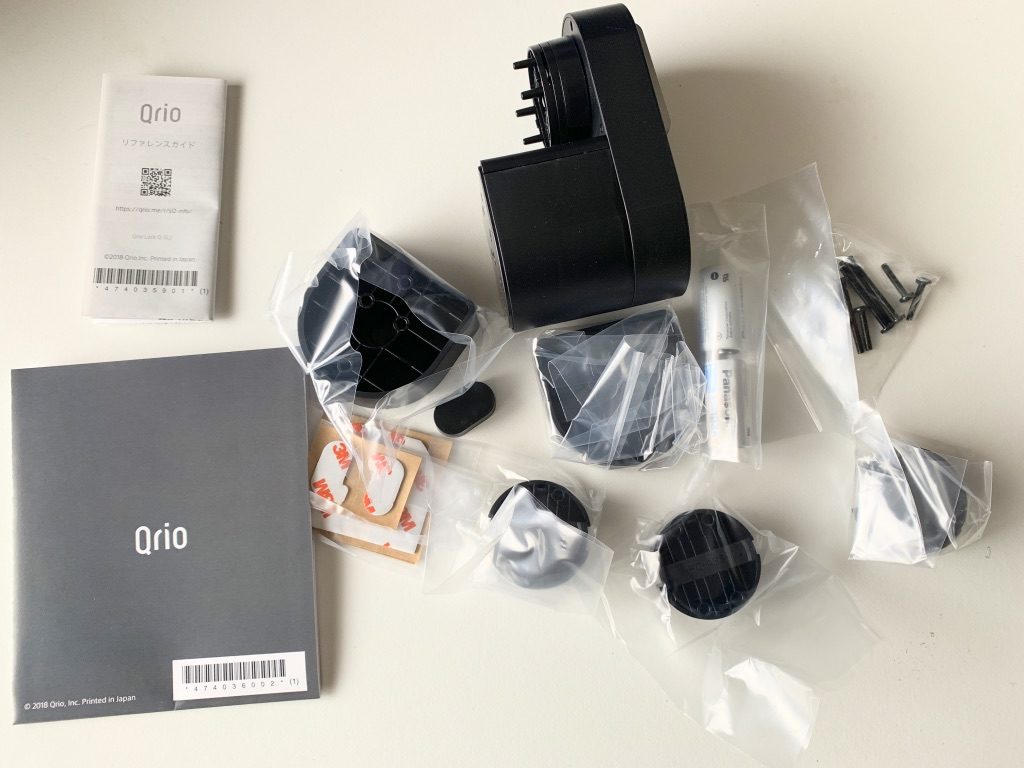 Qrio 梱包内容