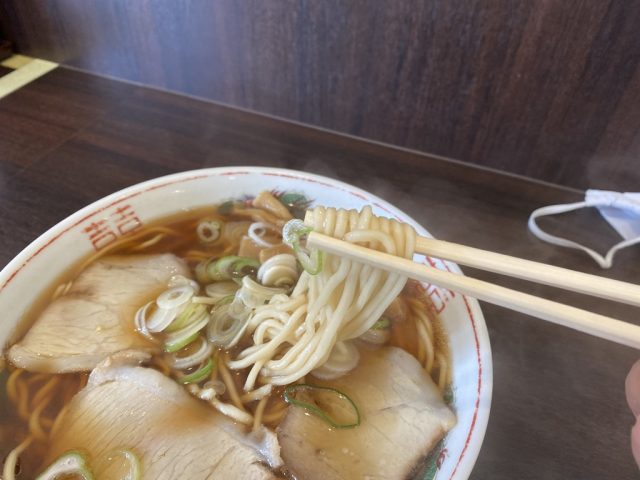 まるかいラーメン 麺