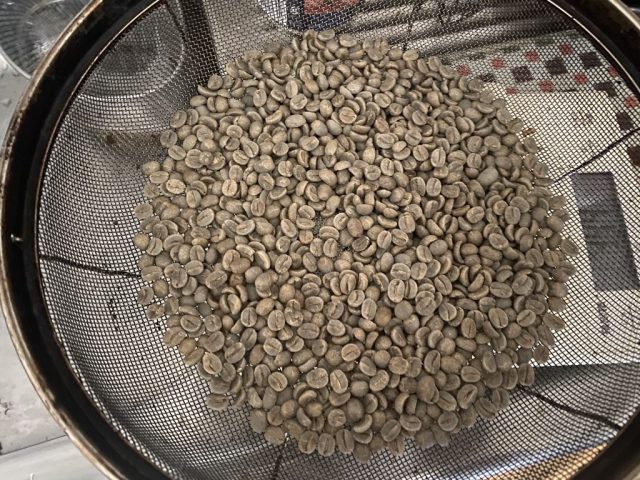 ヘルシオでコーヒー豆焙煎