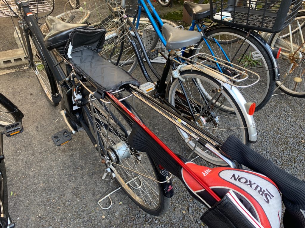 ゴルフ練習自転車