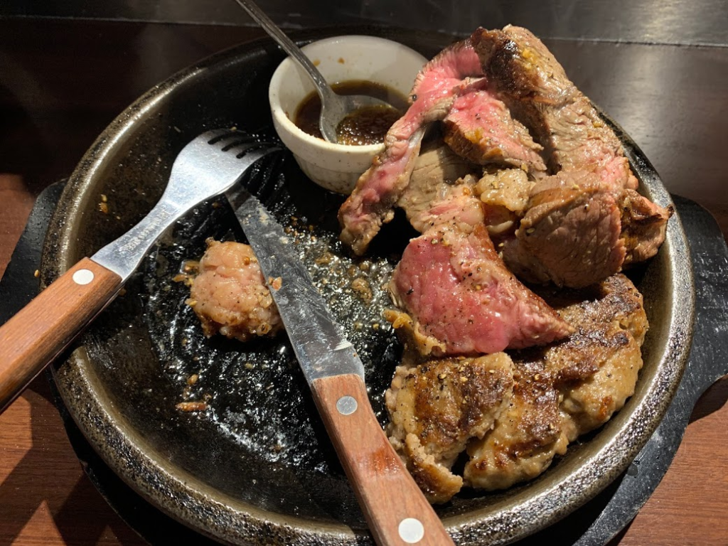いきなりステーキ ハンバーグトッピング