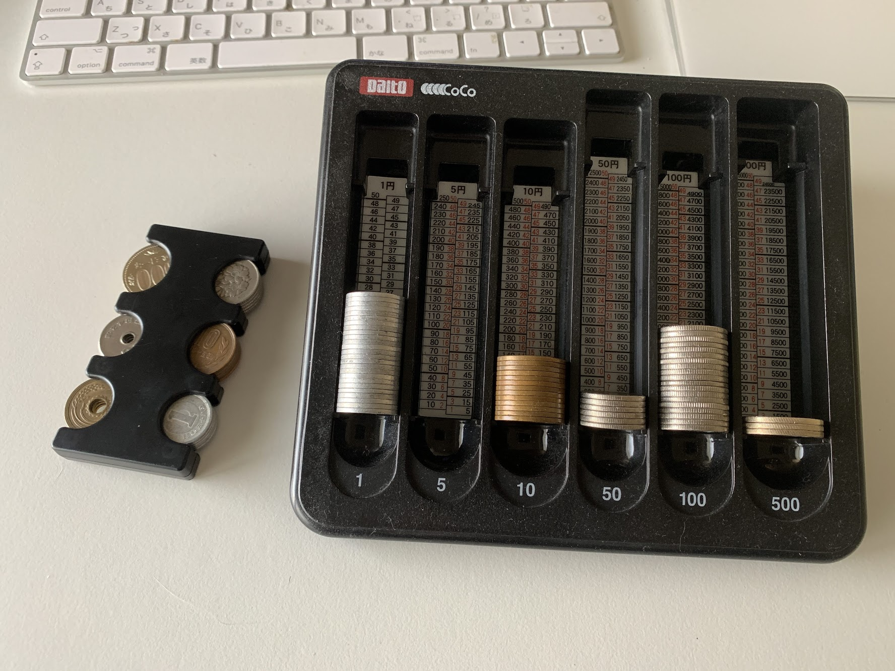 コインホーム 1ヶ月使用してみて コインカウンターとセットで小銭の管理が楽になった