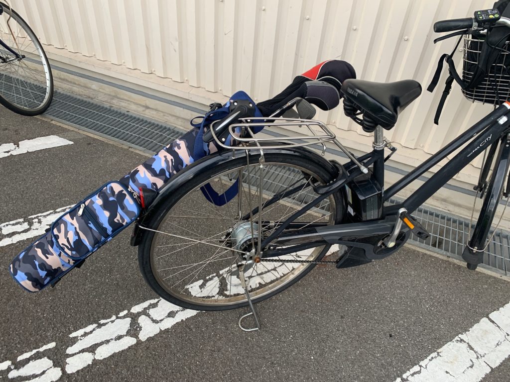 ゴルフ ハーフバッグ 自転車