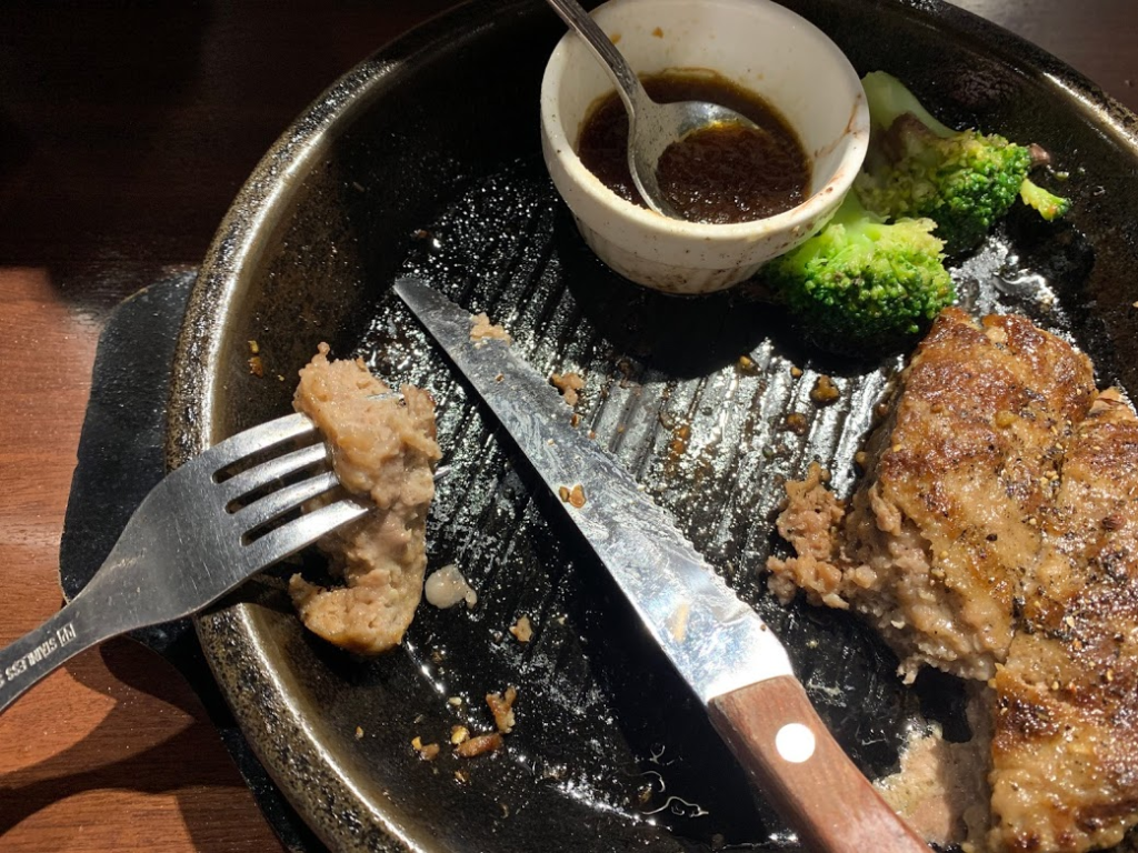 いきなりステーキ ハンバーグトッピング