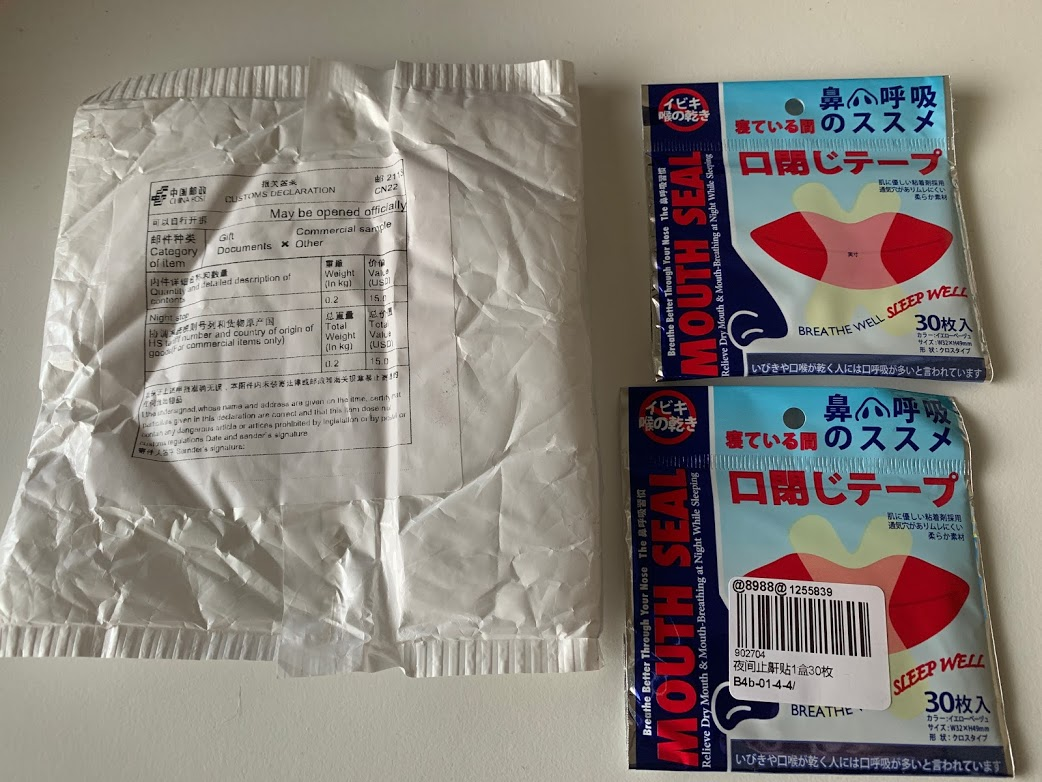 口閉じテープ 鼻呼吸テープ 安定した形状で使いやすい