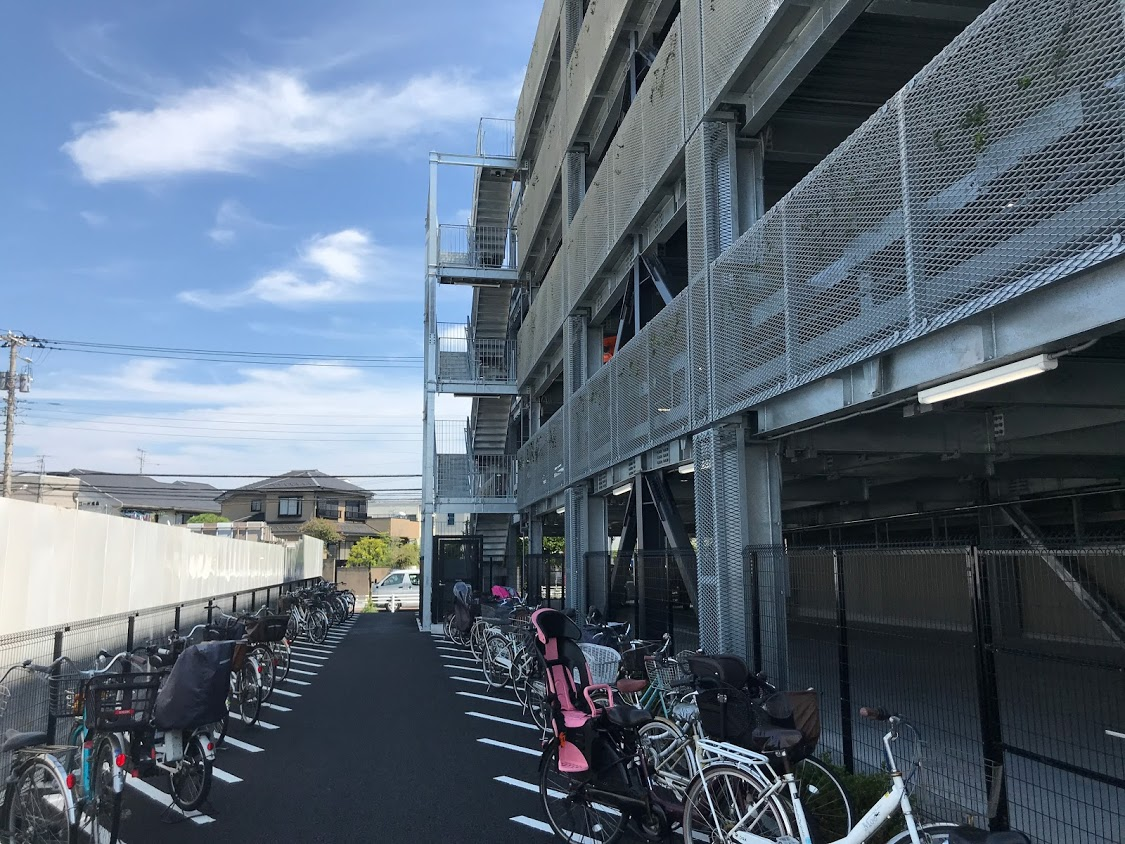 浦安図書館 駐車場と駐輪場が2018年8月10日から改修