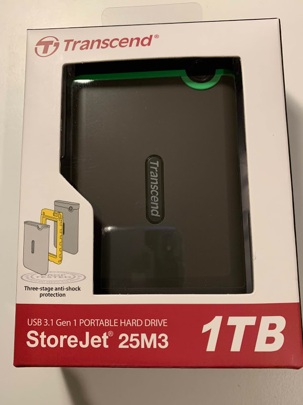Transcend  ポータブルHDD 【レビュー】 Mac Time Machineに使える格安外付けハードディスク
