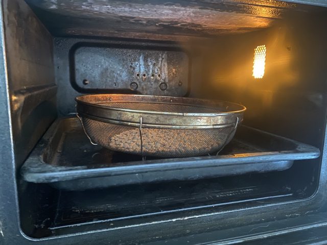 ヘルシオでコーヒー豆焙煎