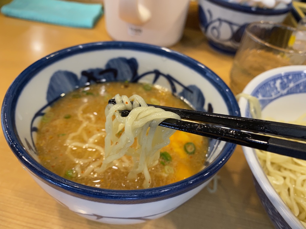 青葉 中野本店 つけ麺 細麺