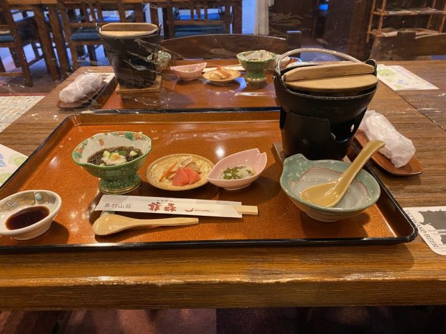 奥羽山荘夕食