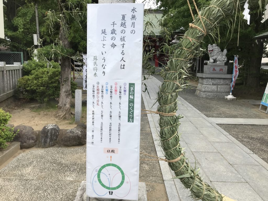 当代島稲荷神社 夏越の大祓