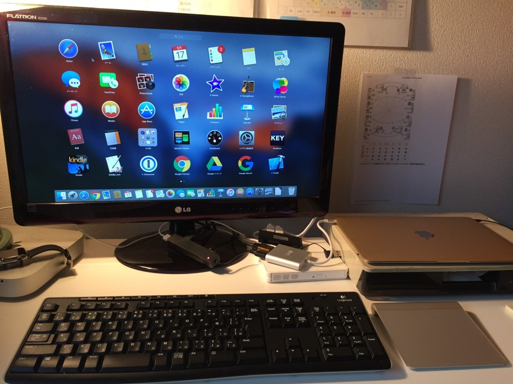 Macbook　クラムシェルモード