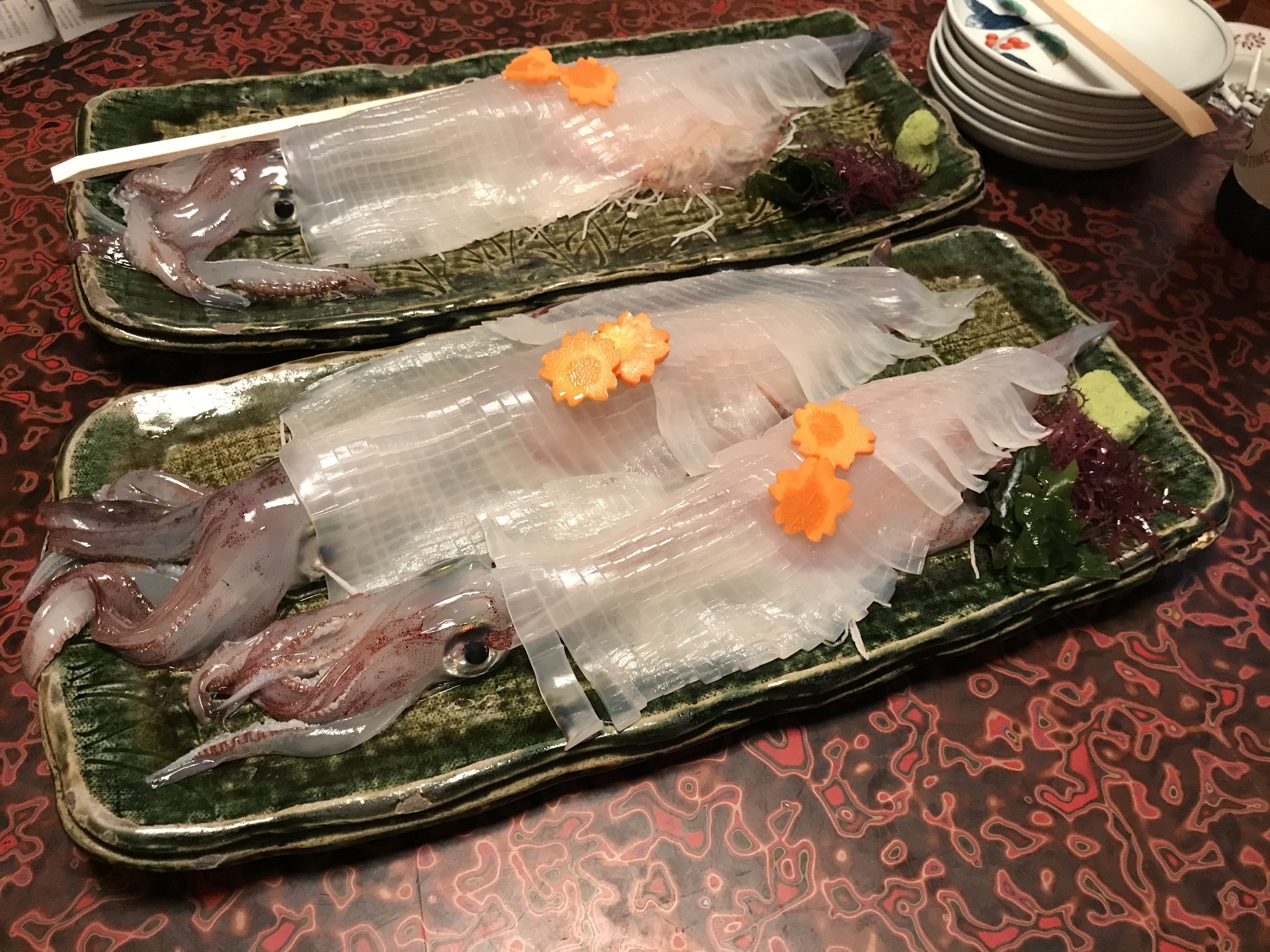 てら岡 本店(旧 春駒店)西中洲【レビュー】イカづくしのイカコースがCPよく うまい！