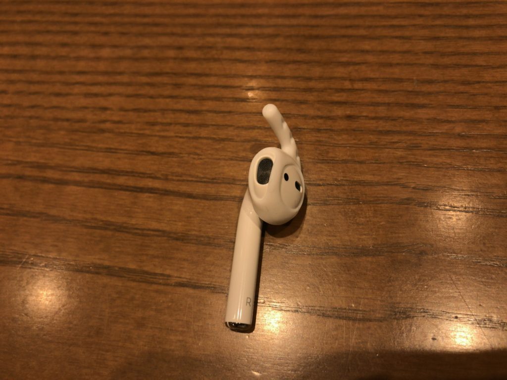 AirPods 片耳だけで使用方法 イヤーチップ