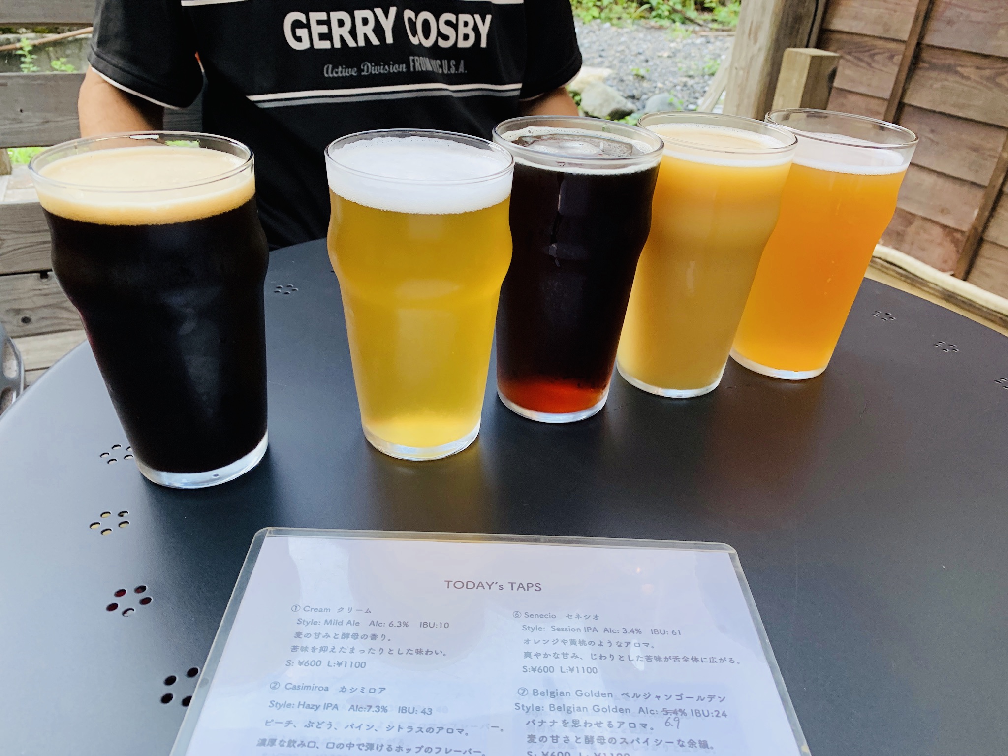 ビア カフェ バテレ 奥多摩【レビュー】10種のクラフトビール テラス席が気持ちいい