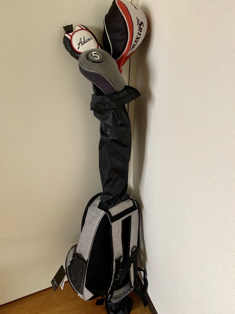 コジローバックパック クラブ入れたところ