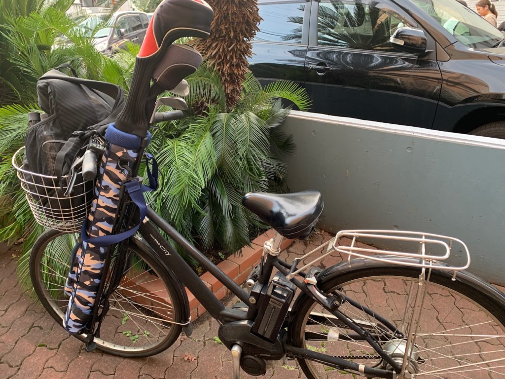 ゴルフ ハーフバッグ 自転車