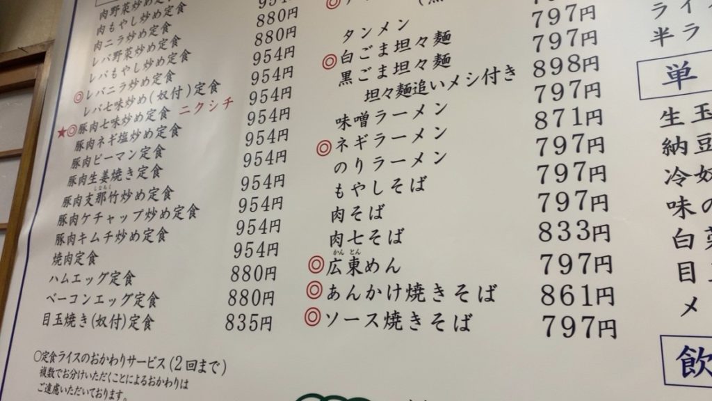 志野 五反田TOC 肉七