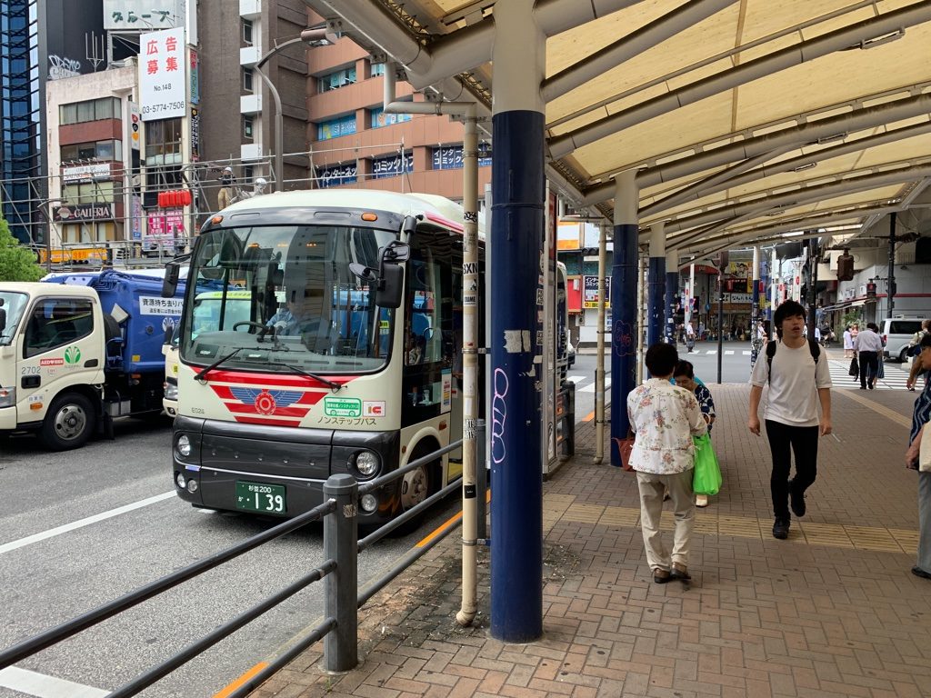 高円寺から永福町行きバス