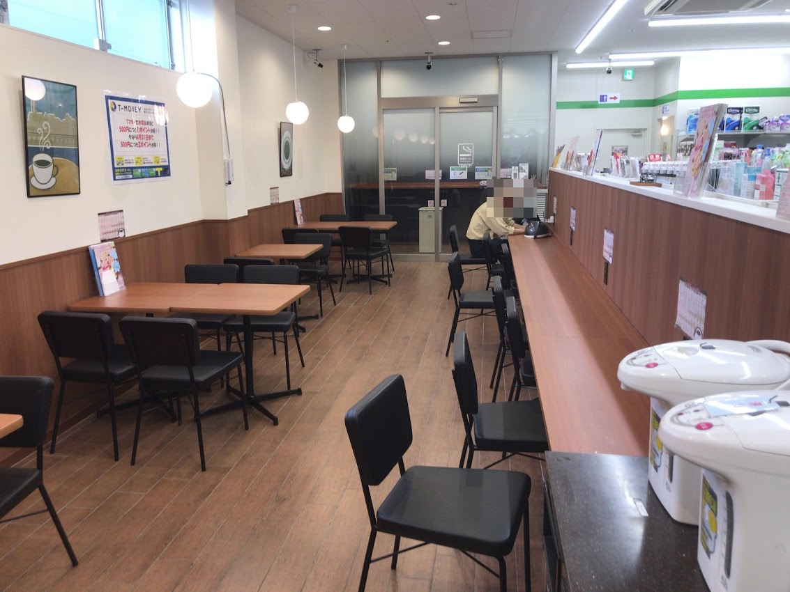 浦安でイートインスペースのあるコンビニ