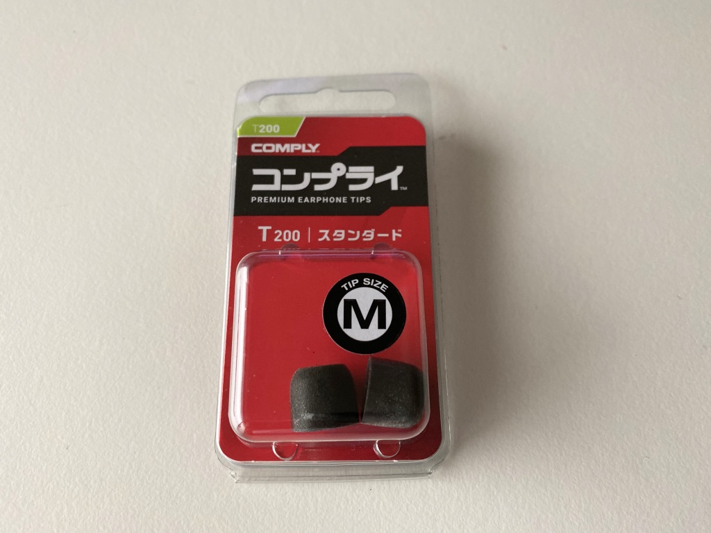 Comply(コンプライ) T-200 WF1000XM3で落ちない ノイズキャンセリングが効く