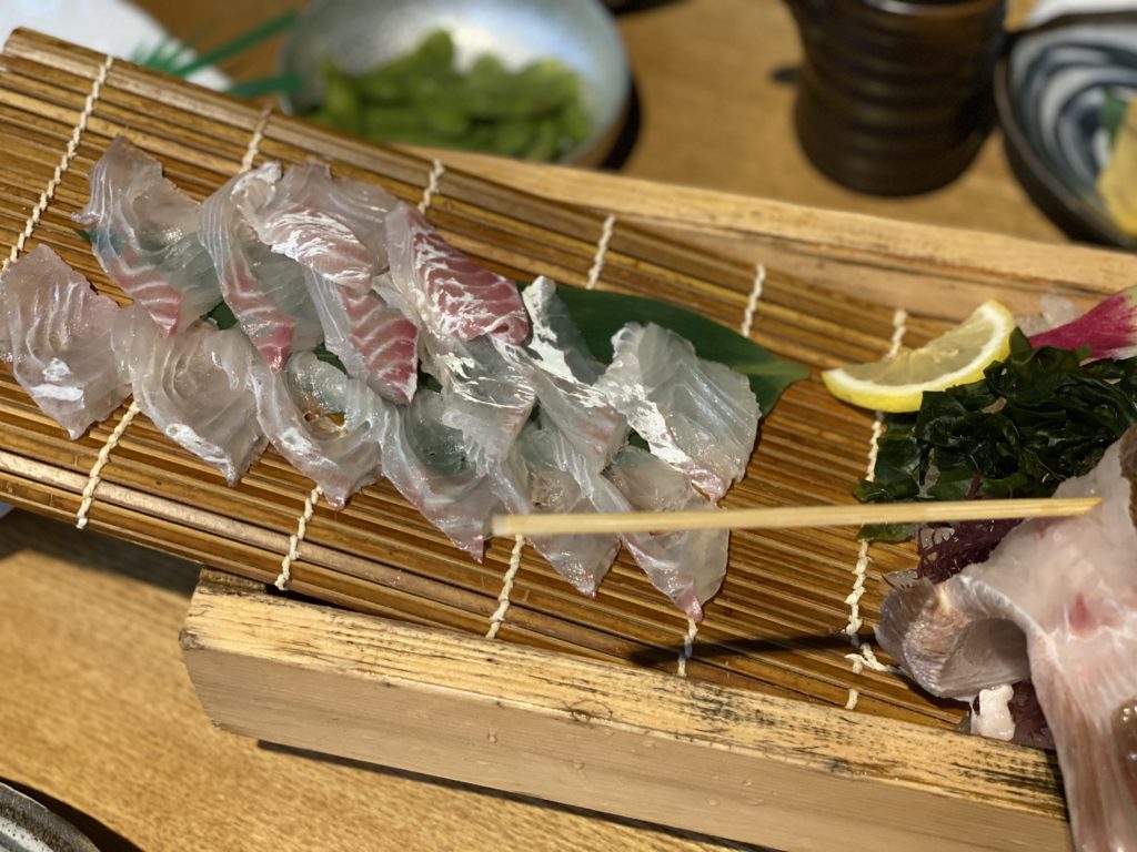 ざうお タイ活き造り