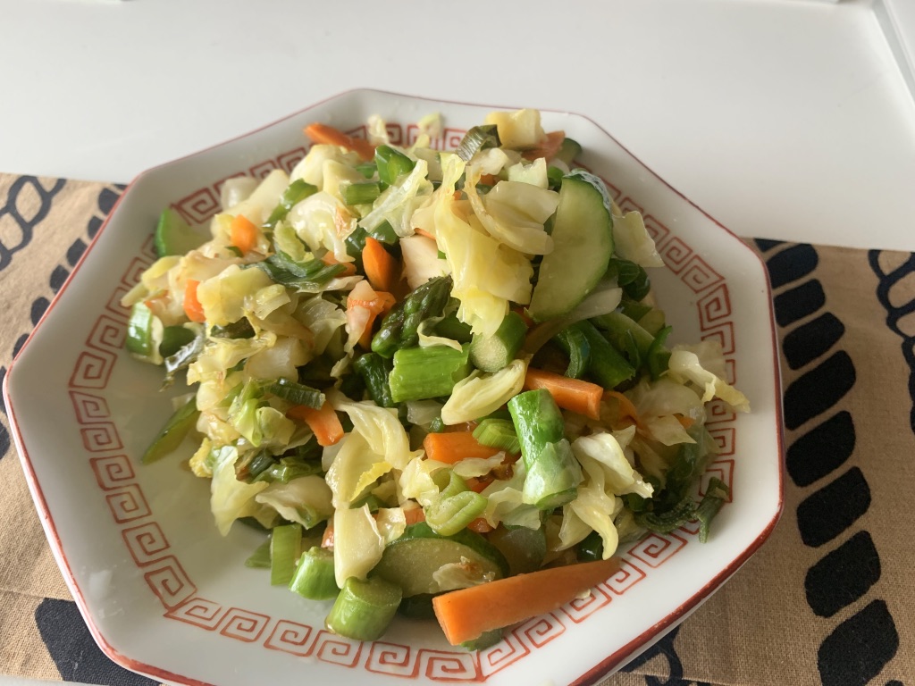 水島弘史さんの弱火の野菜炒めをつくってみた