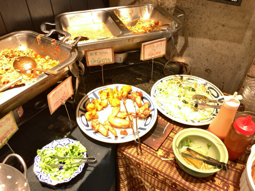 ラーチャプルック 恵比寿【レビュー】タイ料理 ランチビュッフェ バイキングがお手頃料金で楽しめるお店